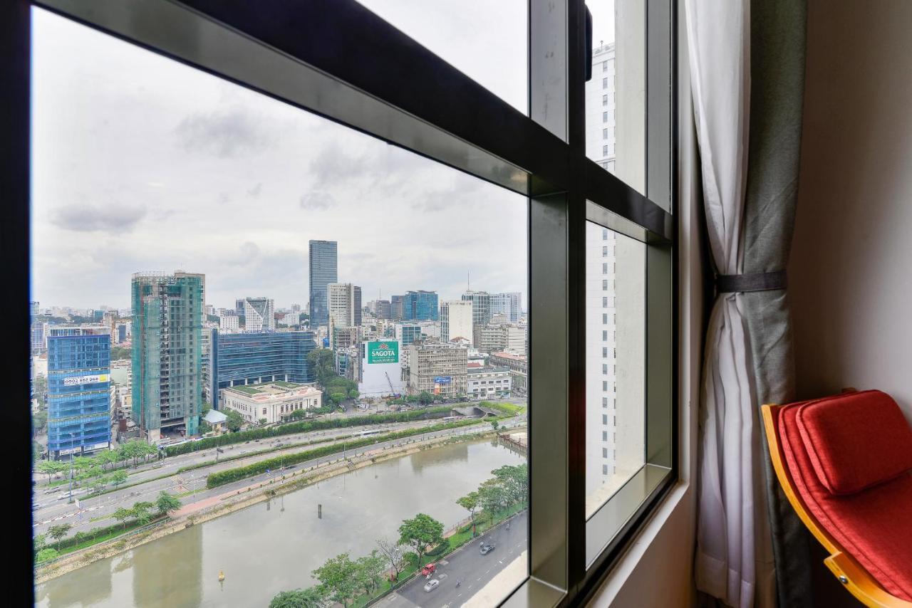 Awesome Cbd Luxury Apartment Icon56 Rooftop Pool Ho Chi Minh-Byen Eksteriør billede